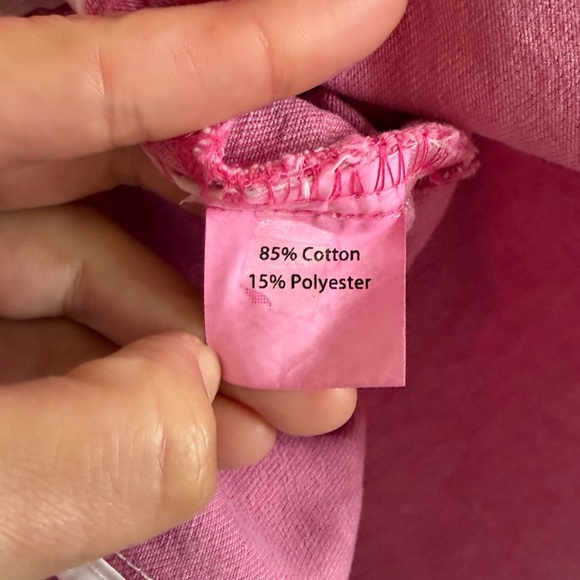 Fantaslook Pink Distressed Denim Jacket/Shacket w/ Frayed Hem, SZ S NWOT - Picture 13 of 13